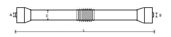 Arbre de transmission, entraînement essieux GKN ref. 28146